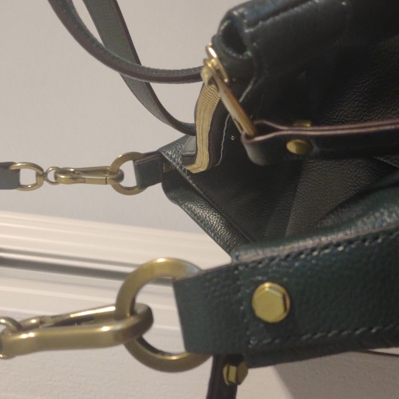 🔥SALE orYany Tote Bag in a Beautiful Hunter Green Leather. NWOT - Picture 5 of 16